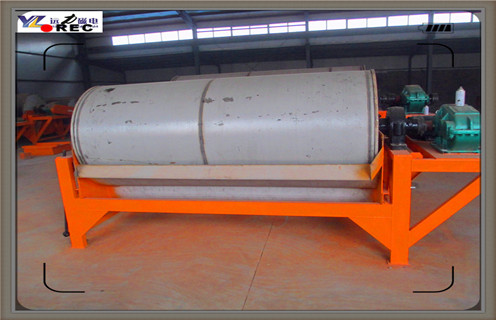 永磁干選磁選機，安徽永磁干選磁選機_遠力安徽永磁干選磁選機批發生產廠家的結構磁場分布圖